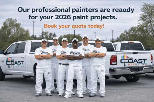 All Coast Painting team of professional exterior painters in South Florida, ready for 2026 projects