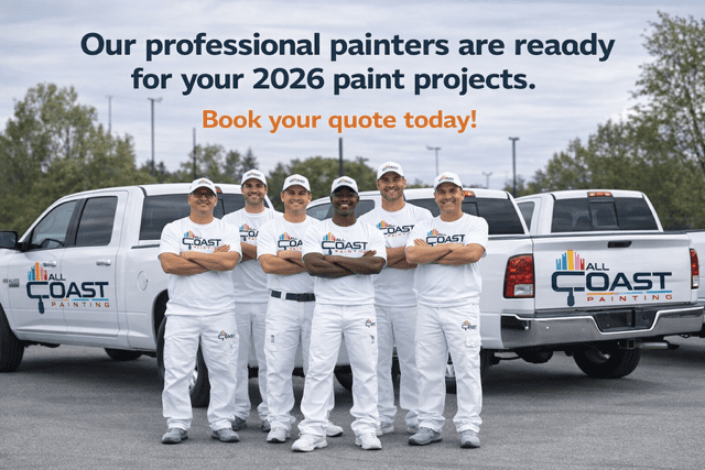 All Coast Painting team of professional painters in South Florida, ready for commercial painting projects