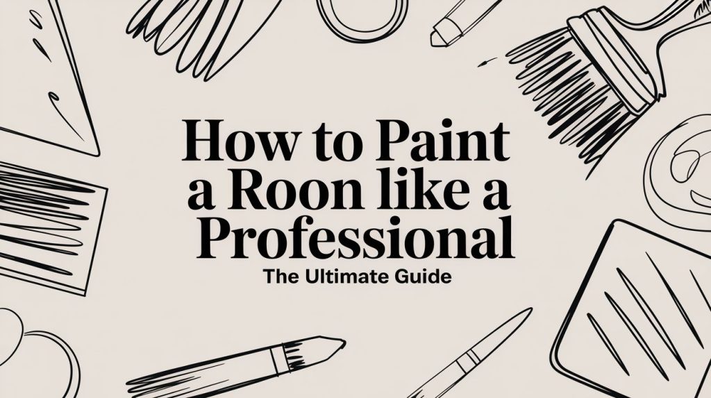 Painting tools and supplies for professional painting tips and techniques.