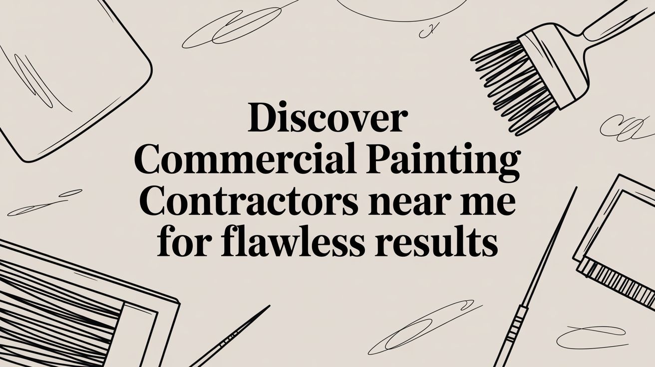 Painting tools and brushes for commercial painting contractors near me.